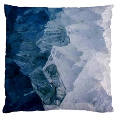 Storm blue ocean Large Cushion Case (One Side)