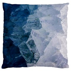 Storm blue ocean Large Flano Cushion Case (One Side)