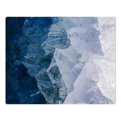 Storm blue ocean Double Sided Flano Blanket (Large) 