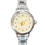 Sunlight Round Italian Charm Watch Front