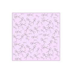 Little Men On Pink Satin Bandana Scarf by JustToWear