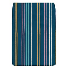 Multicolored Stripes On Blue Removable Flap Cover (s) by SychEva