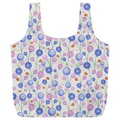 Watercolor Dandelions Full Print Recycle Bag (xl) by SychEva