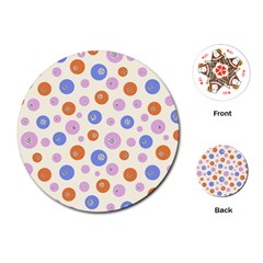 Multicolored Circles Playing Cards Single Design (round) by SychEva