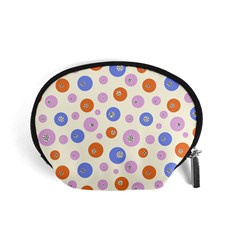 Multicolored Circles Accessory Pouch (small) by SychEva