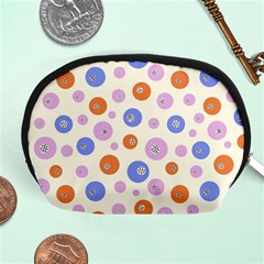 Multicolored Circles Accessory Pouch (medium) by SychEva