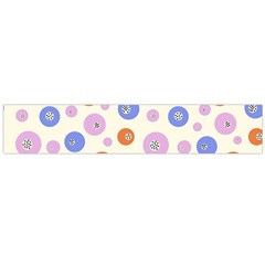 Multicolored Circles Large Flano Scarf  by SychEva