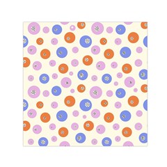 Multicolored Circles Small Satin Scarf (square) by SychEva