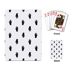 Vampire Hand Motif Graphic Print Pattern Playing Cards Single Design (rectangle) by dflcprintsclothing