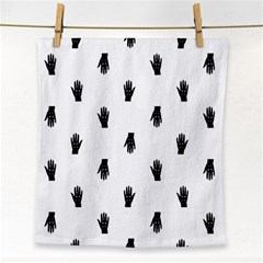 Vampire Hand Motif Graphic Print Pattern Face Towel by dflcprintsclothing