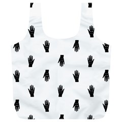 Vampire Hand Motif Graphic Print Pattern Full Print Recycle Bag (xl)