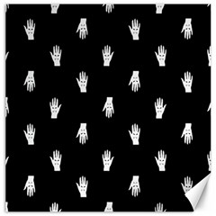 Vampire Hand Motif Graphic Print Pattern 2 Canvas 12  X 12  by dflcprintsclothing