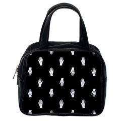 Vampire Hand Motif Graphic Print Pattern 2 Classic Handbag (one Side) by dflcprintsclothing