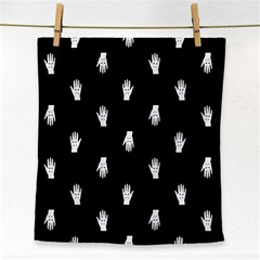 Vampire Hand Motif Graphic Print Pattern 2 Face Towel