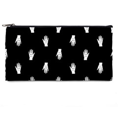 Vampire Hand Motif Graphic Print Pattern 2 Pencil Case by dflcprintsclothing