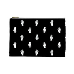 Vampire Hand Motif Graphic Print Pattern 2 Cosmetic Bag (large) by dflcprintsclothing