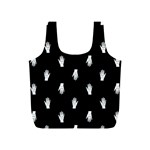 Vampire Hand Motif Graphic Print Pattern 2 Full Print Recycle Bag (S) Front