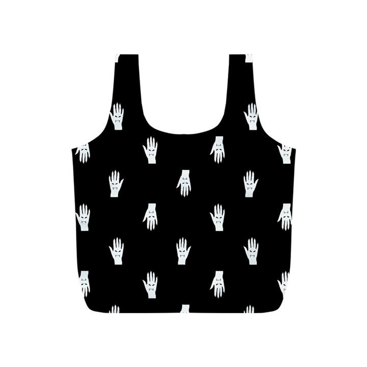 Vampire Hand Motif Graphic Print Pattern 2 Full Print Recycle Bag (S)