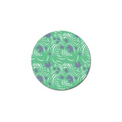 Folk Floral Pattern  Abstract Flowers Print  Seamless Pattern Golf Ball Marker by Eskimos