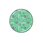 Folk floral pattern. Abstract flowers print. seamless pattern Hat Clip Ball Marker (10 pack) Front