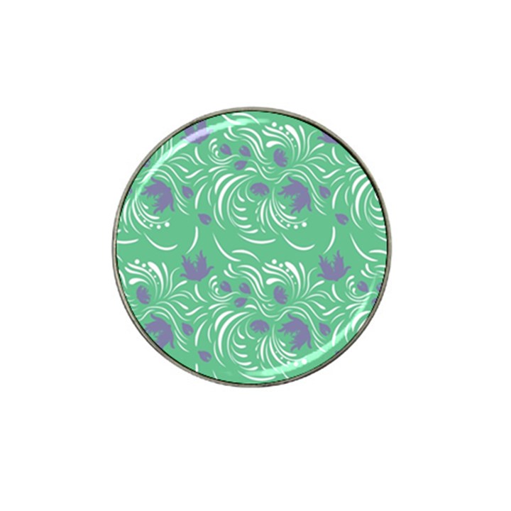 Folk floral pattern. Abstract flowers print. seamless pattern Hat Clip Ball Marker (10 pack)