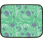 Folk floral pattern. Abstract flowers print. seamless pattern Double Sided Fleece Blanket (Mini)  35 x27  Blanket Front