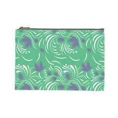 Folk Floral Pattern  Abstract Flowers Print  Seamless Pattern Cosmetic Bag (large) by Eskimos