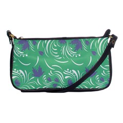 Folk Floral Pattern  Abstract Flowers Print  Seamless Pattern Shoulder Clutch Bag by Eskimos