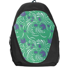 Folk Floral Pattern  Abstract Flowers Print  Seamless Pattern Backpack Bag by Eskimos