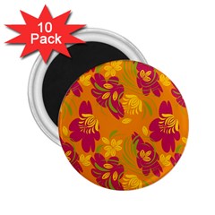 Folk Floral Pattern  Abstract Flowers Print  Seamless Pattern 2 25  Magnets (10 Pack)  by Eskimos