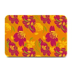 Folk Floral Pattern  Abstract Flowers Print  Seamless Pattern Plate Mats by Eskimos