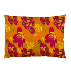 Folk Floral Pattern  Abstract Flowers Print  Seamless Pattern Pillow Case by Eskimos