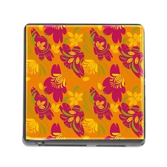 Folk Floral Pattern  Abstract Flowers Print  Seamless Pattern Memory Card Reader (square 5 Slot) by Eskimos