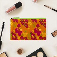 Folk Floral Pattern  Abstract Flowers Print  Seamless Pattern Cosmetic Bag (xs) by Eskimos