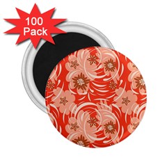 Folk Floral Pattern  Abstract Flowers Print  Seamless Pattern 2 25  Magnets (100 Pack)  by Eskimos