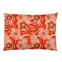 Folk Floral Pattern  Abstract Flowers Print  Seamless Pattern Pillow Case