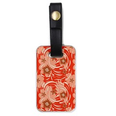 Folk Floral Pattern  Abstract Flowers Print  Seamless Pattern Luggage Tag (one Side) by Eskimos