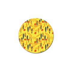 Folk floral pattern. Abstract flowers print. seamless pattern Golf Ball Marker (4 pack)