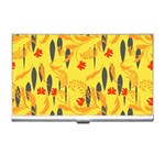 Folk floral pattern. Abstract flowers print. seamless pattern Business Card Holder Front