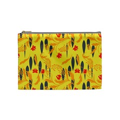 Folk floral pattern. Abstract flowers print. seamless pattern Cosmetic Bag (Medium)