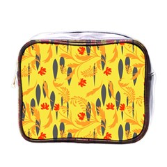 Folk floral pattern. Abstract flowers print. seamless pattern Mini Toiletries Bag (One Side)