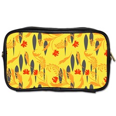 Folk floral pattern. Abstract flowers print. seamless pattern Toiletries Bag (One Side)