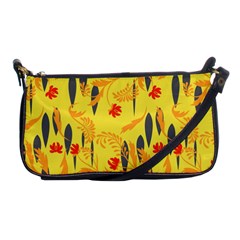 Folk floral pattern. Abstract flowers print. seamless pattern Shoulder Clutch Bag