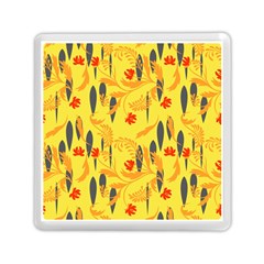 Folk floral pattern. Abstract flowers print. seamless pattern Memory Card Reader (Square)