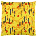 Folk floral pattern. Abstract flowers print. seamless pattern Large Cushion Case (One Side) Front