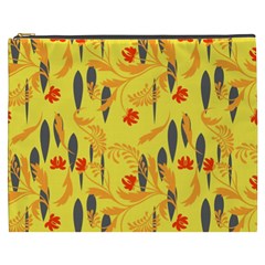 Folk floral pattern. Abstract flowers print. seamless pattern Cosmetic Bag (XXXL)