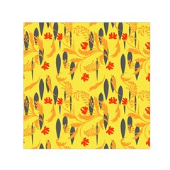 Folk Floral Pattern  Abstract Flowers Print  Seamless Pattern Small Satin Scarf (square) by Eskimos