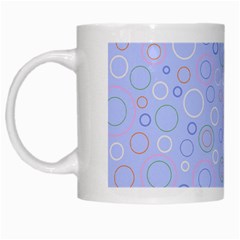 Circle White Mugs by SychEva