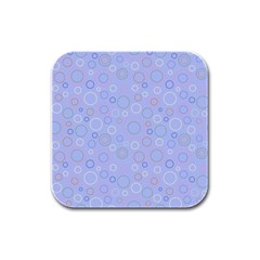 Circle Rubber Square Coaster (4 Pack)  by SychEva