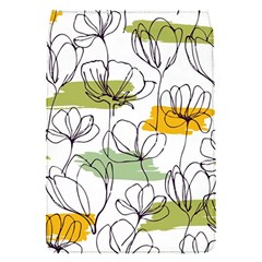 Flower Line Art Color Seamless Pattern Removable Flap Cover (s) by Kizuneko